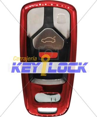 PROTECTOR TPU METALICO BRILLANTE PARA LLAVE AUDI3