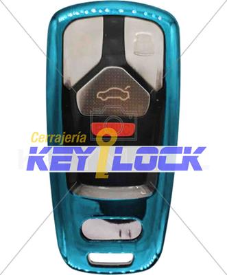 PROTECTOR TPU METALICO BRILLANTE PARA LLAVE AUDI3